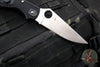 Spyderco Stretch 2 XL Lockback Knife- Black FRN Handle- Satin Flat Ground Blade C258PBK