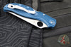 Spyderco Stretch 2 XL Lockback Knife- Cobalt Blue FRN Handle- Satin Flat Ground SPY27 Steel Blade C258PCBL