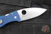 Spyderco Bodacious Compression Lock Folder- Cobalt Blue FRN Handle- Satin SPY27 Steel Blade C263GPCBL
