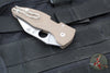 Spyderco Microjimbo Folder- Wharncliffe- Brown G-10 Handle- Satin 15V Blade C264GPBN15V