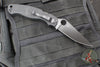 Spyderco Military Folding Knife- Modified Clip Point- Salt- Black G-10 Handle- Black Magnacut Steel Blade C36GMCBKP2