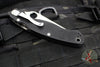 Spyderco Military Folding Knife- Compression Lock- Modified Clip Point- Black G-10- Satin Blade C36GP2