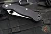 Spyderco Military Folding Knife- Compression Lock- Modified Clip Point- Black G-10- Satin Blade C36GP2