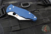 Spyderco Yojimbo Folder- Wharncliffe Edge- Cobalt Blue G-10 Handle- Satin SPY27 Steel Blade C85GPCBL2