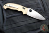 Spyderco Manix 2 XL Folder- Brown Canvas Micarta- Satin CPM-Cruwear Steel Blade C95MPCW2
