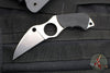 Spyderco Swick 6 Fixed Blade Knife-Black G-10 Handle with Satin LC200N Steel Blade FB14P6