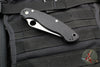 Spyderco Military Folding Knife- Compression Lock- Modified Clip Point- Black G-10- Satin Serrated Blade C36GPS2
