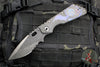 Mick Strider Custom XL-Grandpa Finished Spear Point- Double Flamed Ti Handles- Winged Skull Graphic