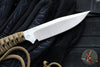 Strider Knives Fixed Blade- Satin CTS-XHP Blade- Brown Cord