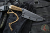 Strider Knives Fixed Blade- Satin CTS-XHP Blade- Brown Cord
