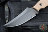 Strider Knives Persian Styled Fixed Blade with textured Tan G-10