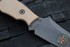 Strider Knives Persian Styled Fixed Blade with textured Tan G-10