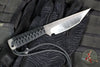 PREOWNED- Strider Knives Fixed Blade- Tanto Edge- Black Cord- Satin Blade PRE1