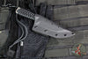 PREOWNED- Strider Knives Fixed Blade- Tanto Edge- Black Cord- Satin Blade PRE1