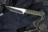 Strider Knives Fixed Blade- Tanto Edge- Green Cord- Satin Blade