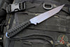 Strider Knives Fixed Blade- Titanium- Tanto Edge- Blue/Purple Ano- Black Cord TETI2