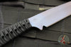 Strider Knives Fixed Blade- Titanium- Tanto Edge- Blue/Purple Ano- Black Cord TETI2