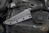 Strider Knives Fixed Blade- Titanium- Tanto Edge- Blue/Purple Ano- Black Cord TETI2