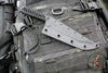 Strider Knives Fixed Blade- Titanium- Tanto Edge- Blue/Purple Ano- Black Cord TETI2