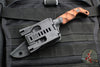 Stroup Knives Bravo 5- Wood Handle- Black Worn Finished Blade B5-WOOD