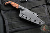 Stroup Knives Bravo 5- Wood Handle- Black Worn Finished Blade B5-WOOD