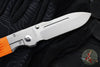 Terrain 365 Invictus-ATB Slim Profile Folder - Orange G-10- Titanium Bolster