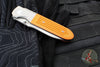 Terrain 365 Invictus-ATB Slim Profile Folder - Orange G-10- Titanium Bolster