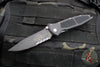 Vintage 10/1998 Microtech MINI Socom Elite- Manual- Black Handle- Black Part Serrated Blade