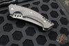 Walter Brend Custom Knives- Blade Show 2014 Mamba Flipper- Carbon Fiber Handle- Damascus Hand Ground Blade
