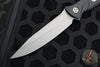 Microtech Socom Alpha- Single Edge- Black Handle- Apocalyptic Plain Edge Blade 113-10 AP
