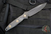 Microtech Socom Alpha Fixed- Single Edge- Carbon Fiber Handle With Black DLC Fixed Blade 113-1 DLCCFS