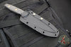 Microtech Socom Alpha Fixed- Single Edge- Carbon Fiber Handle With Black DLC Fixed Blade 113-1 DLCCFS