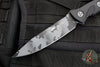 Microtech Socom Alpha- Single Edge- Black G-10 Handle- Urban Camo Plain Edge Blade 113-1 UCS