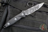 Microtech Socom Alpha- Single Edge- Black G-10 Handle- Urban Camo Plain Edge Blade 113-1 UCS