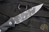 Microtech Socom Alpha- Single Edge- Black G-10 Handle- Urban Camo Plain Edge Blade 113-1 UCS