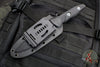 Microtech Socom Alpha- Single Edge- Black G-10 Handle- Urban Camo Plain Edge Blade 113-1 UCS