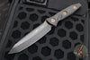 Microtech Socom Alpha- Tanto Edge- Carbon Fiber Handle With Black DLC Fixed Blade 114-1 DLCCFS