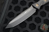 Microtech Socom Alpha- Tanto Edge- Carbon Fiber Handle With Black DLC Fixed Blade 114-1 DLCCFS