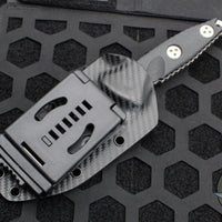 Microtech Socom Alpha- Mini- Tanto Edge- Apocalyptic Plain Edge Blade 114M-10 AP
