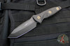 Microtech Socom Alpha- Mini- Tanto Edge- Carbon Fiber Handle- Black DLC Blade 114M-1 DLCCFS