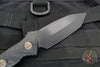 Microtech Socom Alpha- Mini- Tanto Edge- Carbon Fiber Handle- Black DLC Blade 114M-1 DLCCFS
