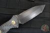 Microtech Socom Alpha- Mini- Tanto Edge- Carbon Fiber Handle- Black Full Serrated DLC Blade 114M-3 DLCCFS