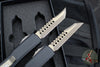 Microtech Ultratech OTF Knife Set- Hellhound & Warhound- Death Card Finished Handle- Apocalyptic Bronze Finished Blade 119-13 SETDCS