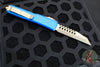 Microtech Ultratech OTF Knife- Warhound- Blue Handle- Bronzed Blade 119W-13 BLS