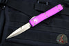 Microtech Ultratech OTF Knife- Bayonet Edge- Violet Handle- Bronze Blade 120-13 VI