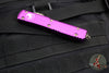 Microtech Ultratech OTF Knife- Bayonet Edge- Violet Handle- Bronze Blade 120-13 VI