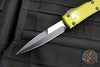 Microtech Ultratech OTF Knife- Bayonet Edge- OD Green handle- Black Blade 120-1 OD
