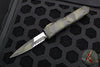 Microtech Ultratech OTF Knife- Bayonet Edge- Olive Camo Handle- Olive Camo Part Serrated Blade 120-2 OCS