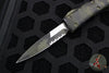 Microtech Ultratech OTF Knife- Bayonet Edge- Olive Camo Handle- Olive Camo Part Serrated Blade 120-2 OCS