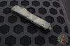 Microtech Ultratech OTF Knife- Bayonet Edge- Olive Camo Handle- Olive Camo Part Serrated Blade 120-2 OCS